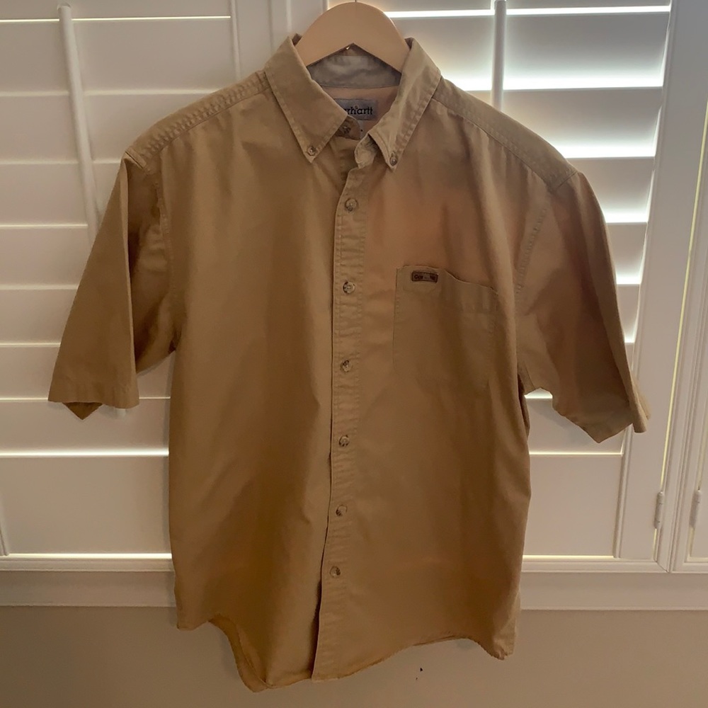 Men’s Carhartt Short Sleeve Button Down Shirt